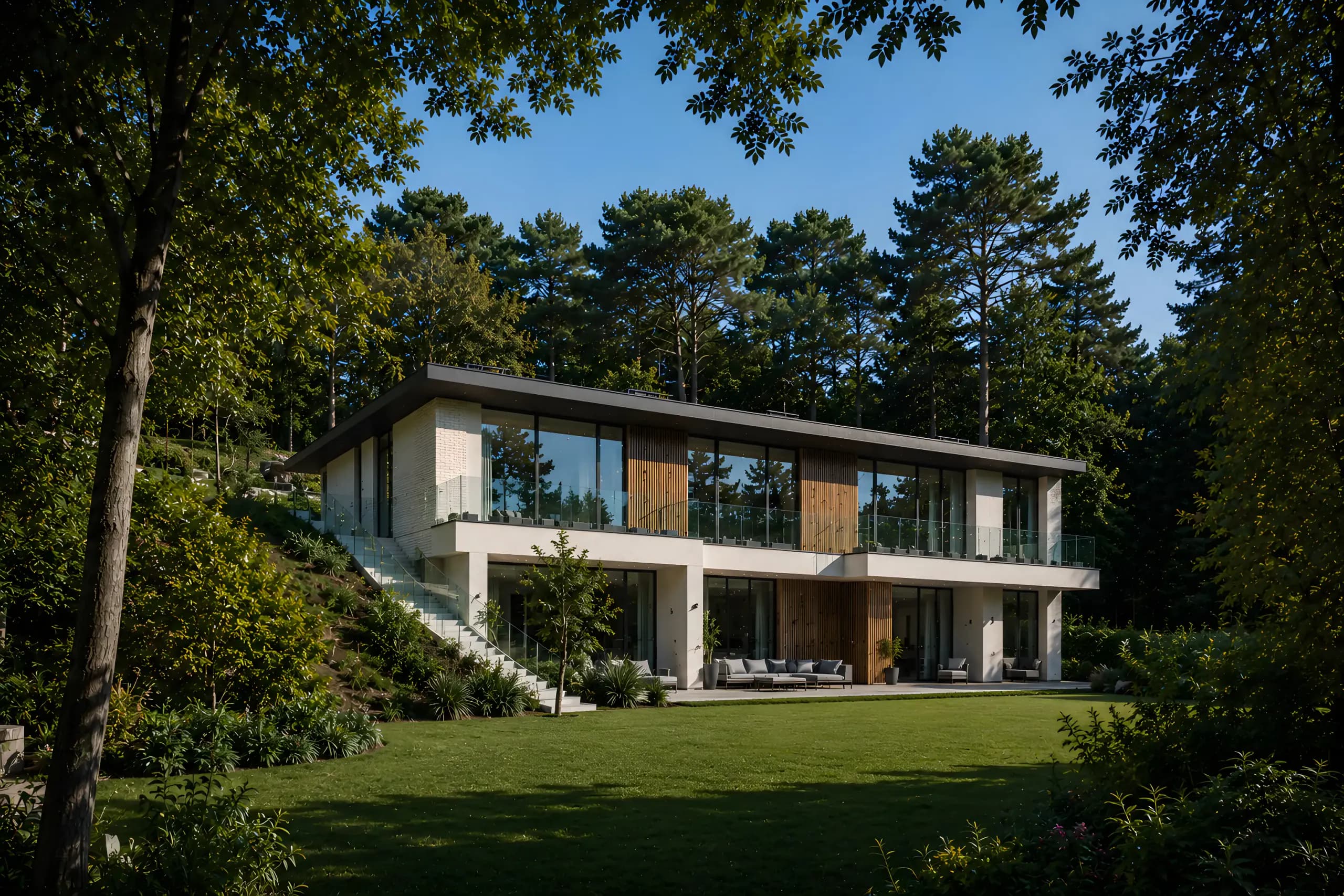 Çamlık Evi — arka cephe